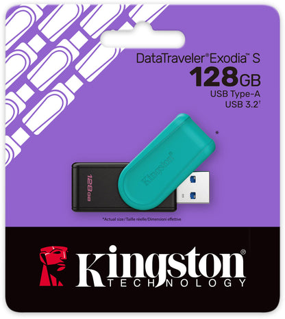 External USB-A 3.2 Memory Kingston DT Exodia S, 128Gb DTXS/128GB
