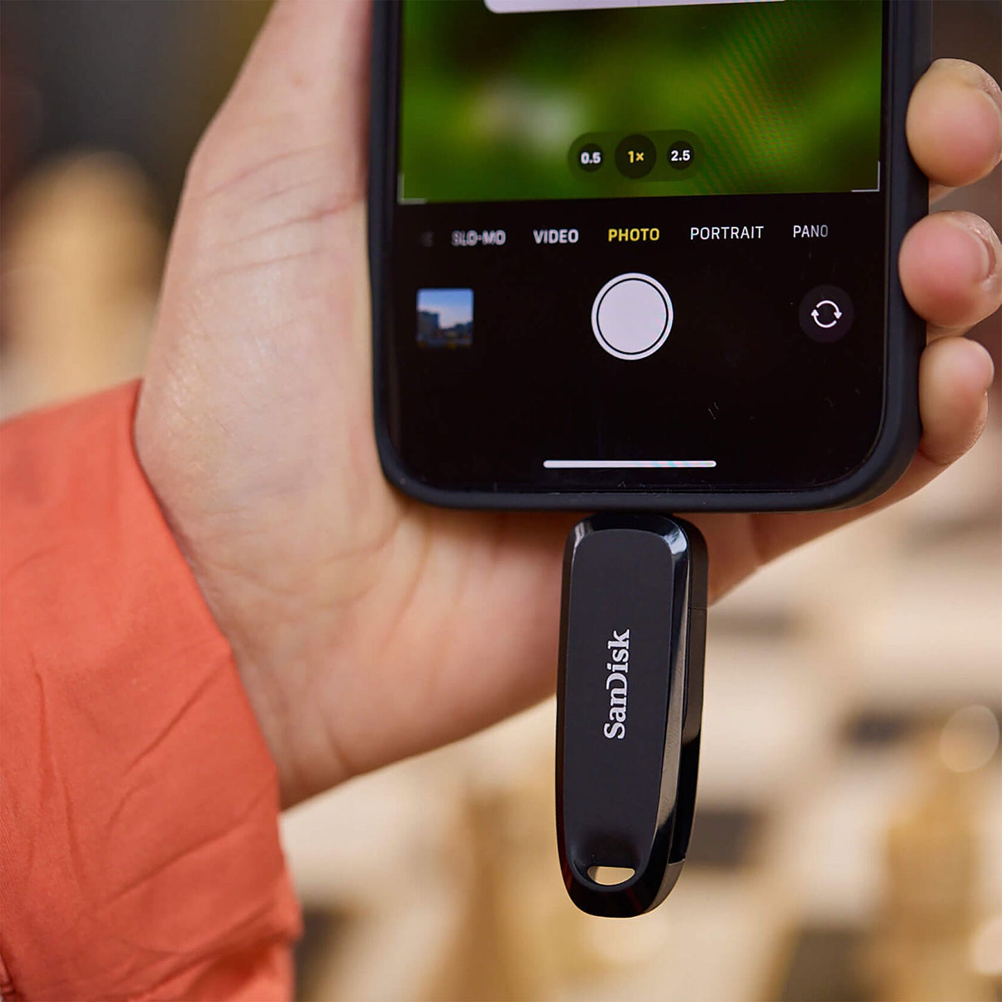 Externer Speicher USB-A 3.2 / USB-C SanDisk Phone Drive, 256Gb SDDDC6-256G-G46