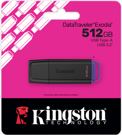 Externer USB-A 3.2 Speicher Kingston DT Exodia, 512GB DTXG2/512GB