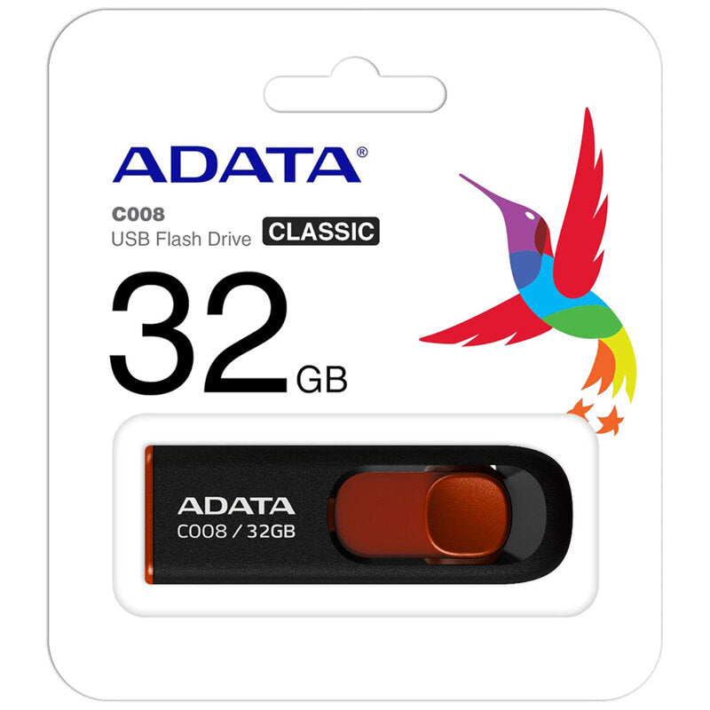 Externer USB-A Speicher Adata C008, 32Gb AC008-32G-RKD