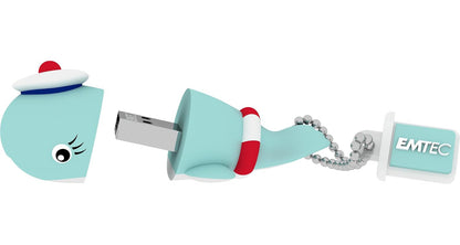 Mémoire Externe USB-A Emtec M337 Whale, 16Gb ECMMD16GM337