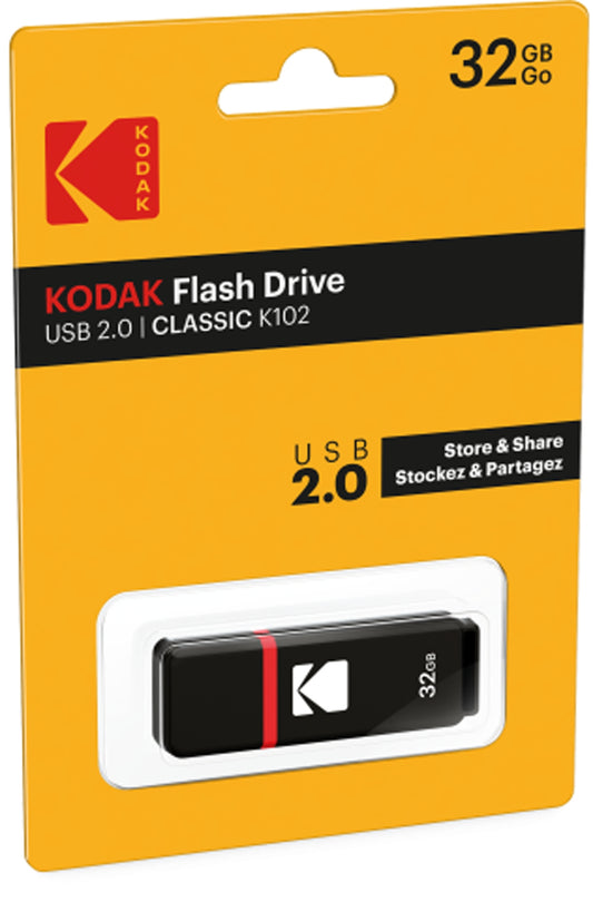 Memoria Esterna USB-A Kodak K102, 32Gb EKMMD32GK102