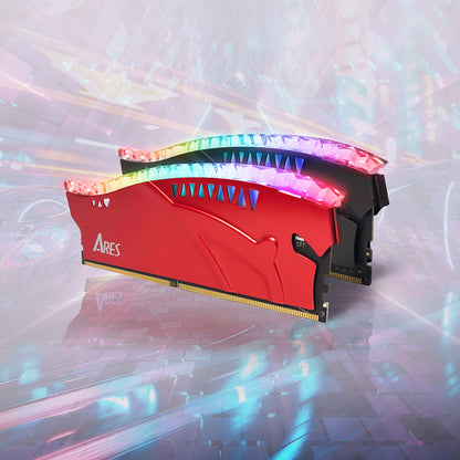 RAM-Speicher Dato Ares Armor Lite, DDR5, RGB, 16GB, 7200Mhz, Grau ARB16G5G72