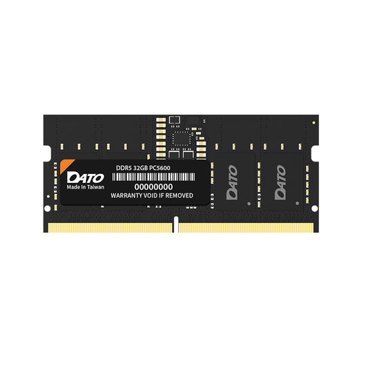 Mémoire RAM Dato, DDR5, 8GB, 5600Mhz, Noire DT8G5DS56