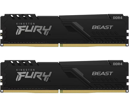 Memoria RAM Kingston Fury Beast, DDR4, 2 x 16GB, 3200MHz KF432C16BBK2/32