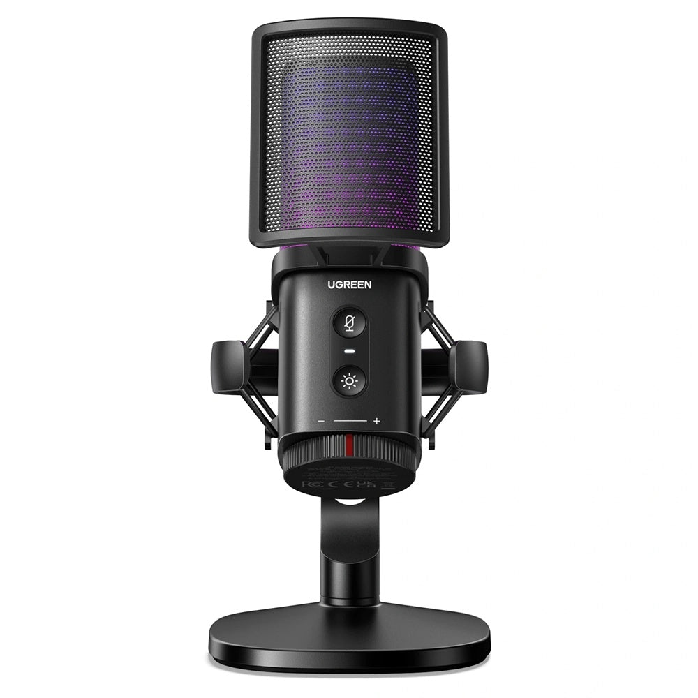 Microfono Cardioide UGREEN CM581 (65629), RGB, USB-C, 1.5m, Nero