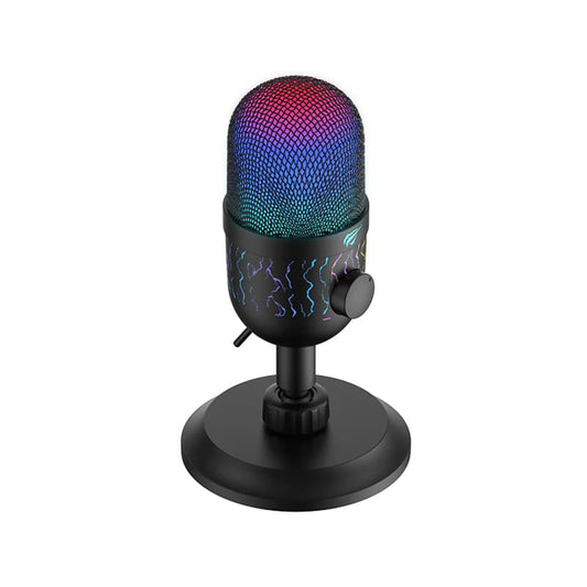 Microphone Gaming HAVIT GK52, RGB, USB-A, 1.8m, Noir