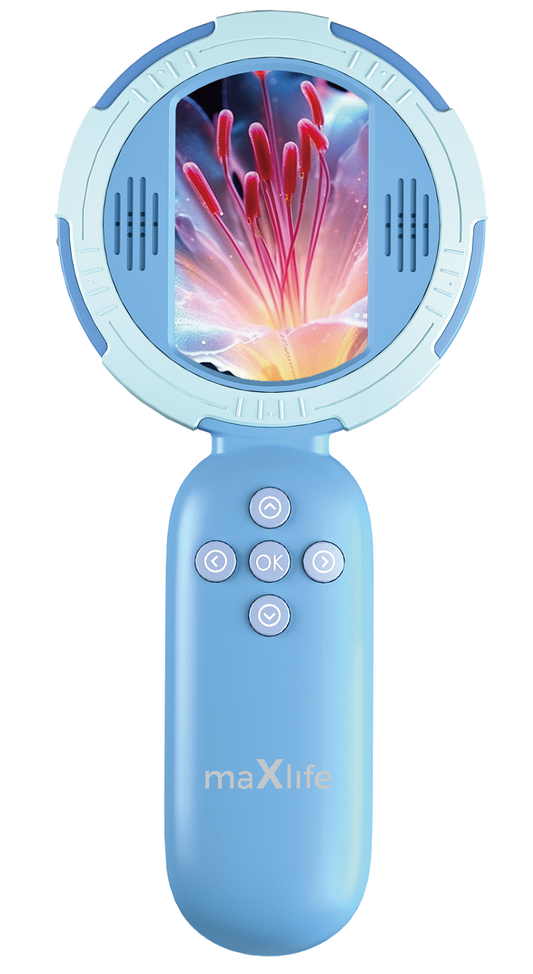 Microscopio MaXlife MXDM-100, Blu