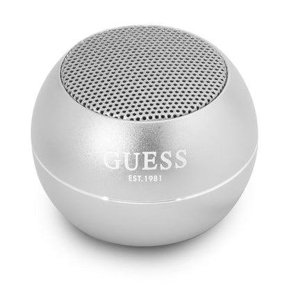 Tragbarer Bluetooth-Lautsprecher Guess, 3W, Silber