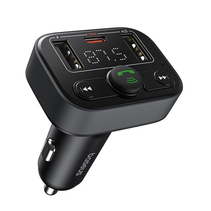 Modulateur FM Bluetooth Baseus S-09 Lite, 2 x USB-A - 1 x USB-C C10762300113-00