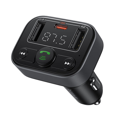 Modulateur FM Bluetooth Baseus S-09 Lite, 2 x USB-A - 1 x USB-C C10762300113-00
