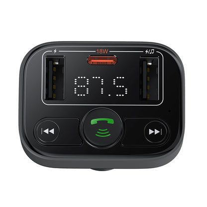 Modulateur FM Bluetooth Baseus S-09 Lite, 2 x USB-A - 1 x USB-C C10762300113-00