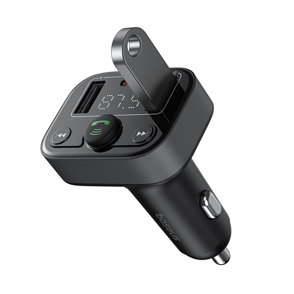 Modulateur FM Bluetooth Baseus S-09 Lite, 2 x USB-A - 1 x USB-C C10762300113-00