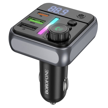 Modulatore FM Bluetooth Borofone BC50 Ascenso, 2 x USB-A - 1 x USB-C