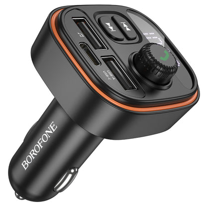 Modulateur FM Bluetooth Borofone BC59 Heroic, 2 x USB-A - 1 x USB-C