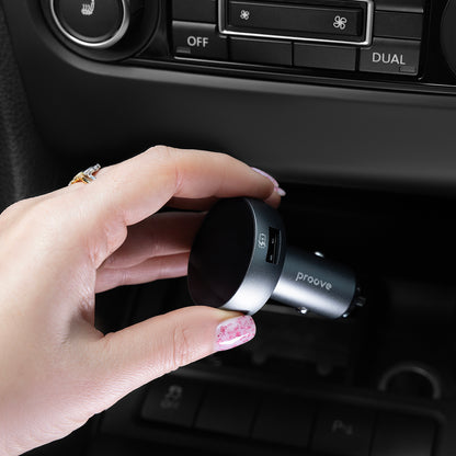 FM Bluetooth Modulator Proove, 1 x USB-A - 1 x USB-C - 1 x microSD FMSS30110003