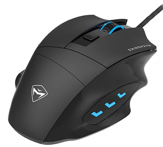 Mouse Gaming Wired USB Machenike M3, RGB, 3200DPI, Nero