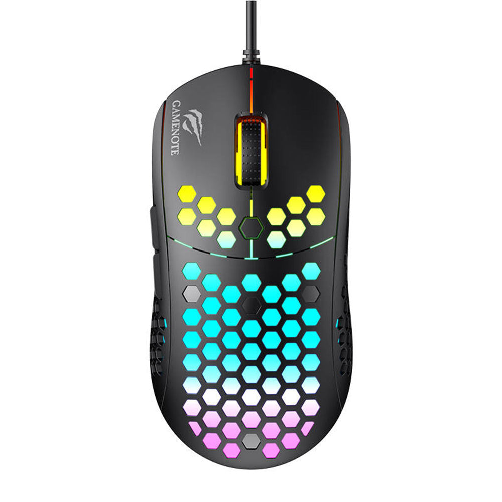 Wired USB Gaming Mouse HAVIT MS1032, RGB, 800DPI - 6400DPI, Black