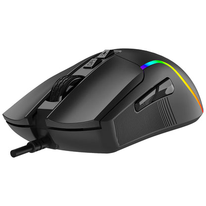 Mouse Gaming Cablato USB Proove Assembler, RGB, 12400DPI, Nero CMAS00000101