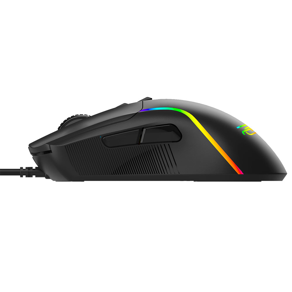 Mouse Gaming Cablato USB Proove Assembler, RGB, 12400DPI, Nero CMAS00000101