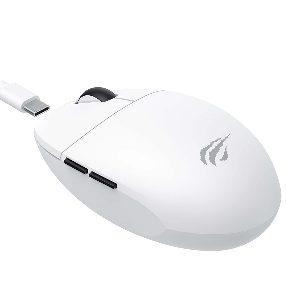 Souris Gaming Sans Fil HAVIT MS1039W, 800DPI - 7400DPI, Wi-Fi / Filaire, Blanc