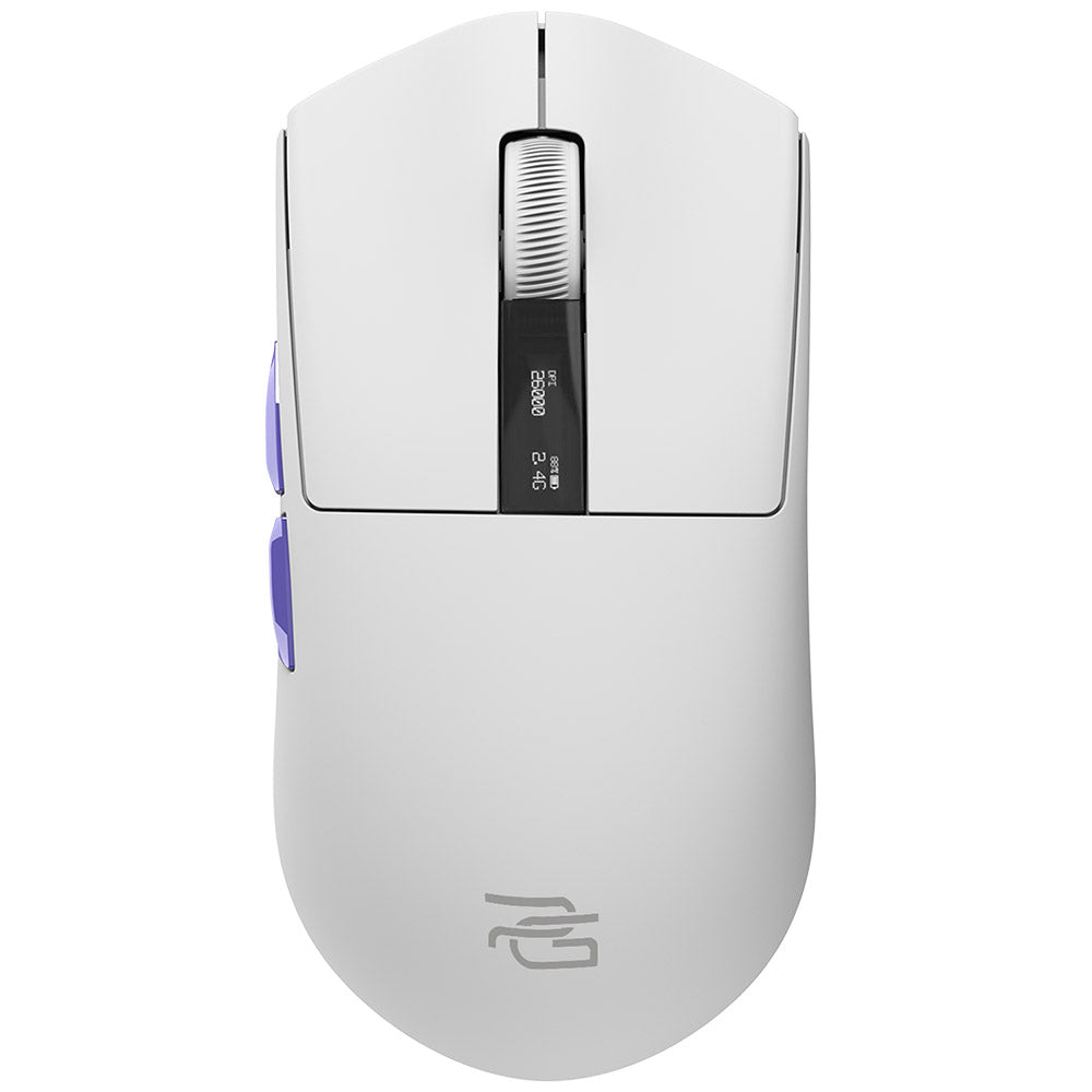 Souris Gaming Sans Fil Proove Jester, 800DPI - 26000DPI, Écran OLED, Blanc WMJS00022002