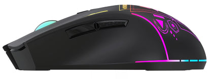 Mouse Gaming Wireless WZK WMGB-3200, 3200DPI, RGB, Nero
