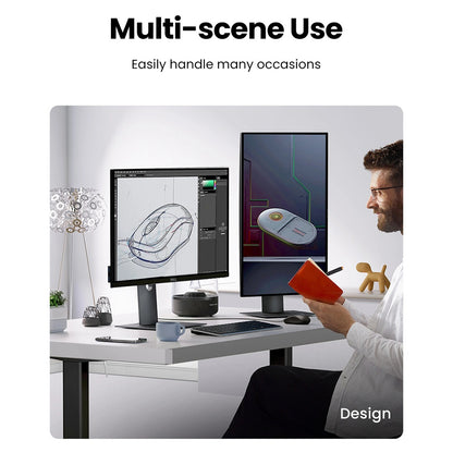 Mouse Wired USB UGREEN MU007, 1200DPI, 1.5m, Nero