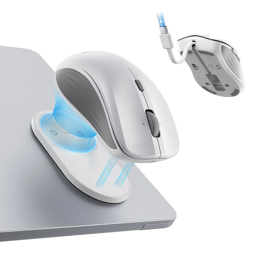Souris sans fil ESR MagMouse, 800DPI - 4800DPI, BT / Wi-Fi, Blanc