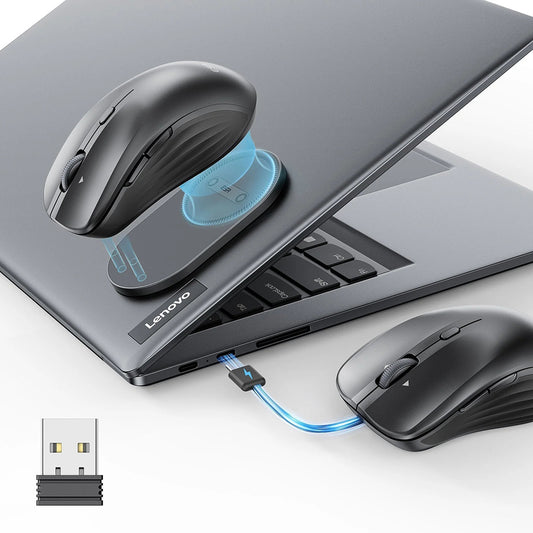 Souris sans fil ESR MagMouse, 800DPI - 4800DPI, BT / Wi-Fi, Gris