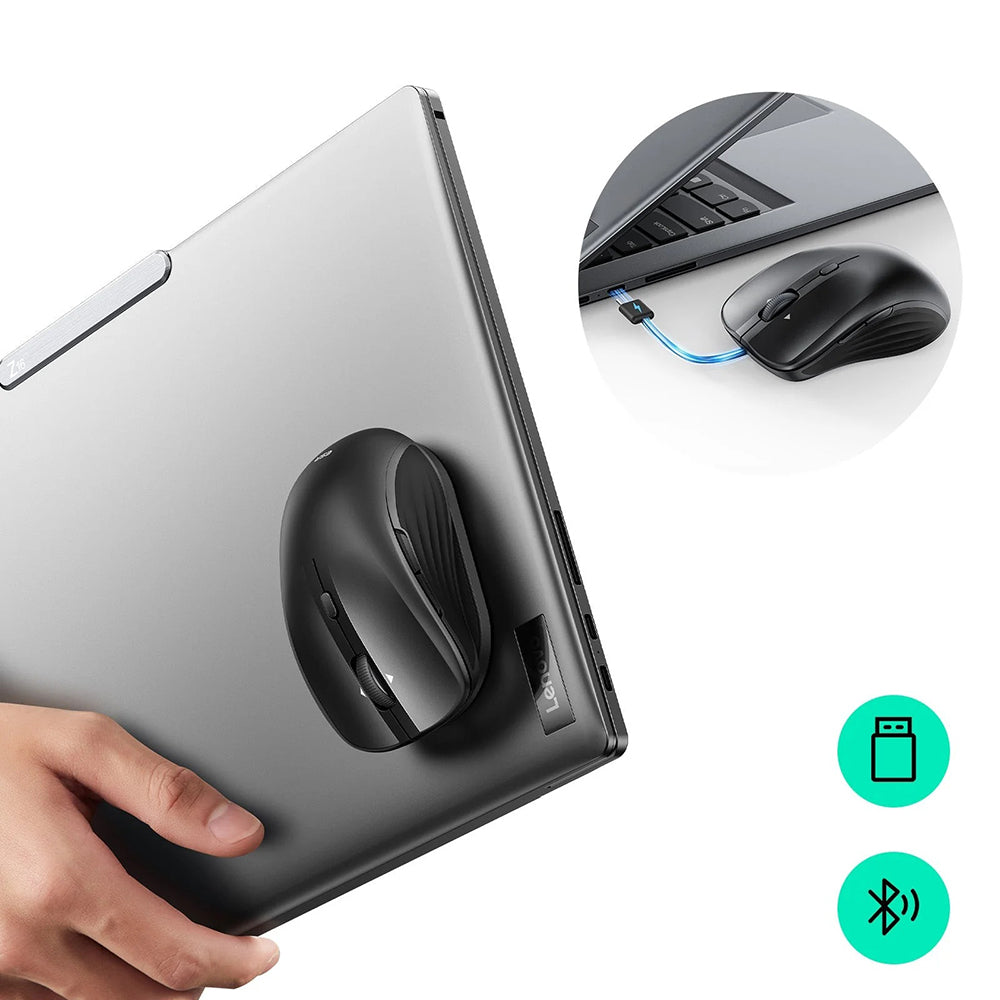 Souris sans fil ESR MagMouse, 800DPI - 4800DPI, Noir