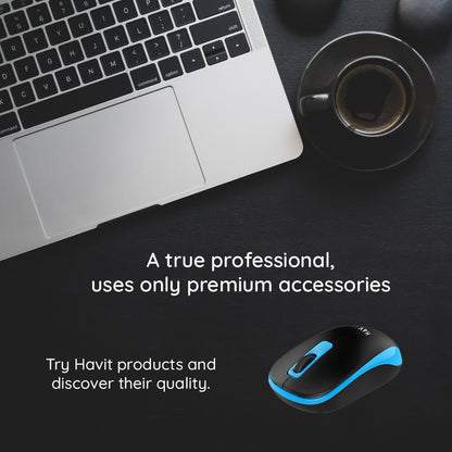 Souris sans fil HAVIT MS626GT, 1200DPI, Noir Rouge