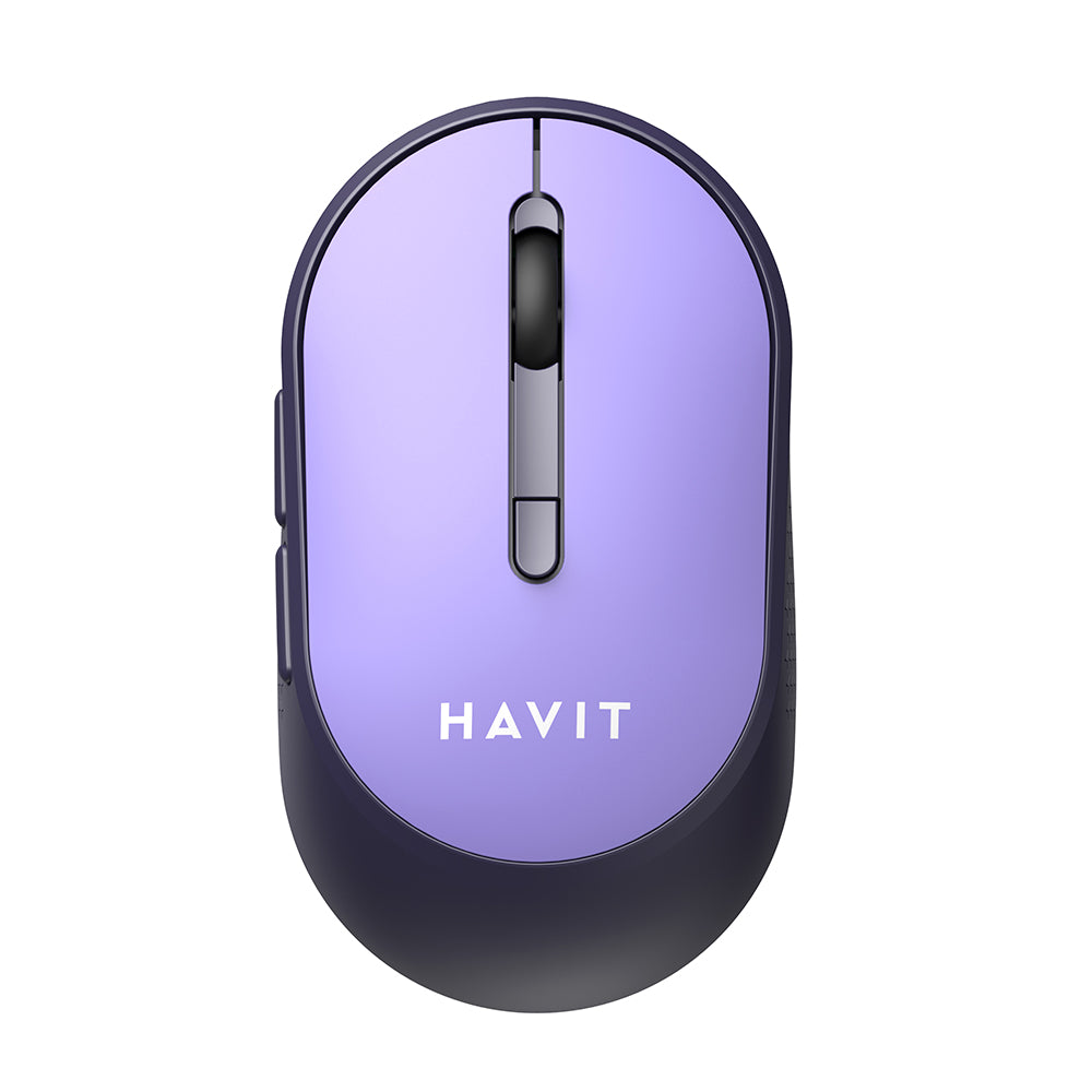 Souris sans fil HAVIT MS78GT, 1200DPI - 3200DPI, Mauve