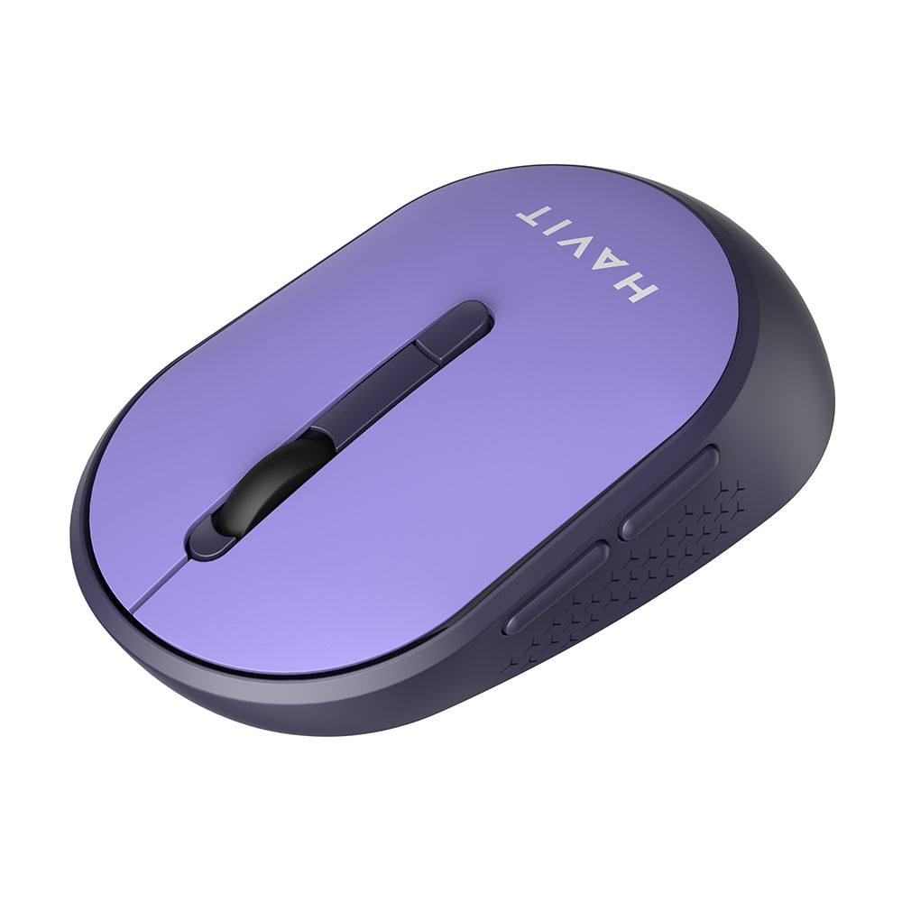 Souris sans fil HAVIT MS78GT, 1200DPI - 3200DPI, Mauve
