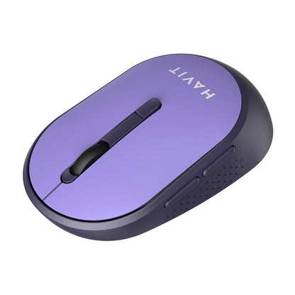 Souris sans fil HAVIT MS78GT, 1200DPI - 3200DPI, Mauve