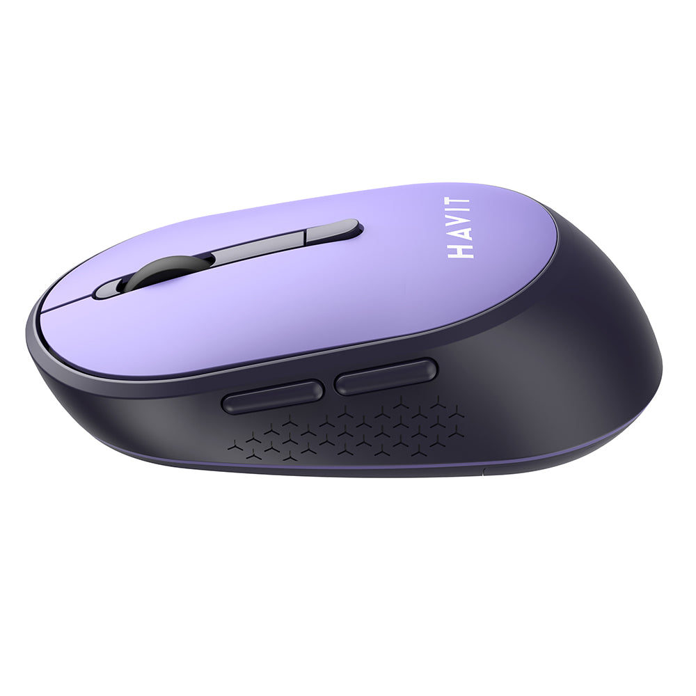 Souris sans fil HAVIT MS78GT, 1200DPI - 3200DPI, Mauve