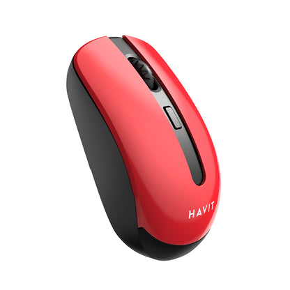 Wireless-Maus HAVIT MS989GT, 800DPI - 1600DPI, Schwarz Rot