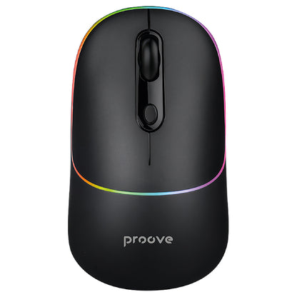 Mouse Wireless Proove Blink, RGB, 800DPI - 1600DPI, BT / Wi-Fi, Nero WMBL00002001