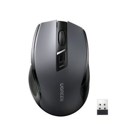 Mouse Wireless UGREEN MU006 (90855), 4000DPI, BT / Wi-Fi, Grigio