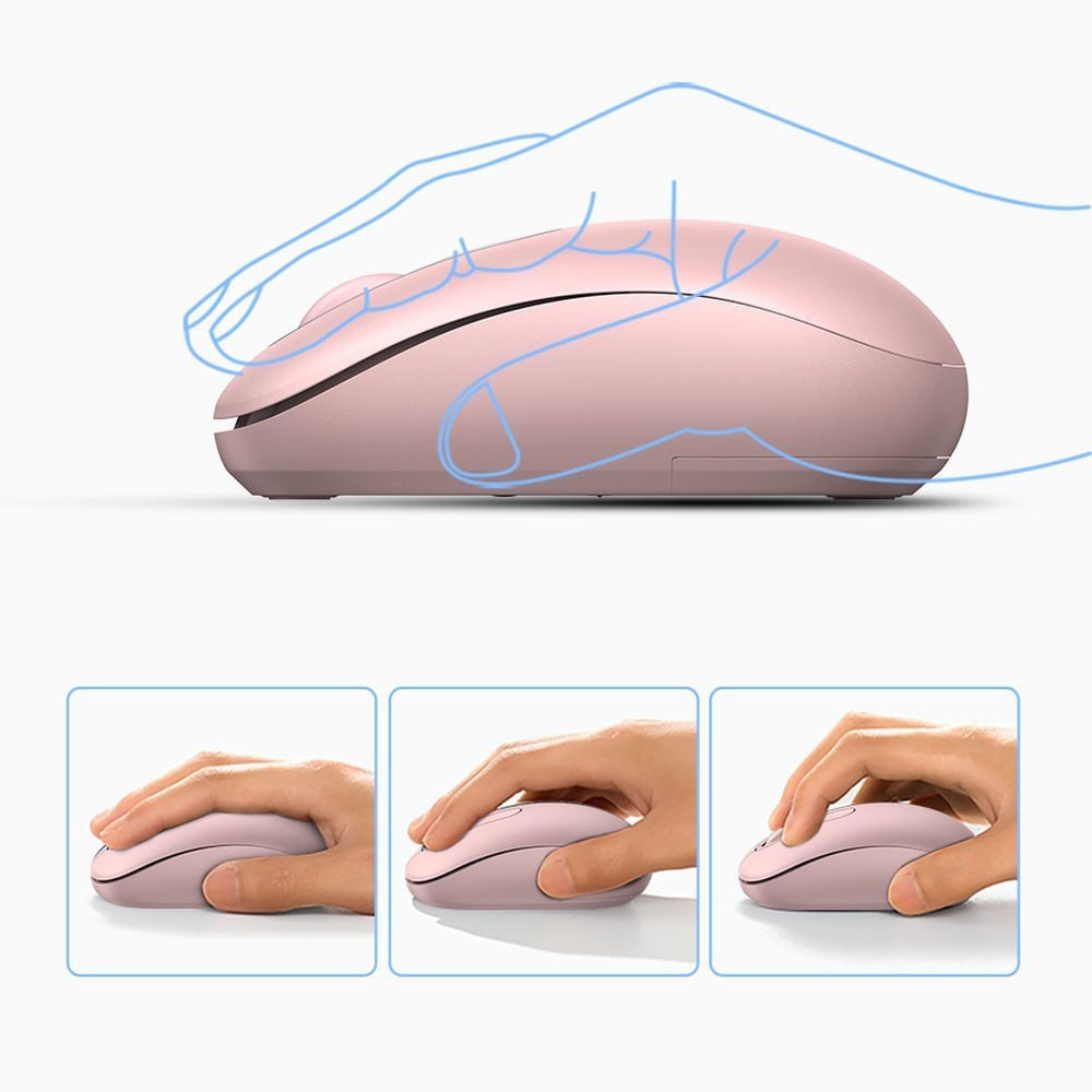 Souris sans fil UGREEN MU105, 2400DPI, Rose