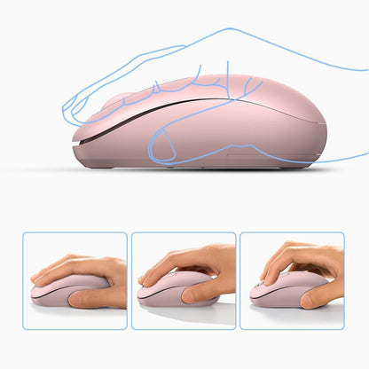 Souris sans fil UGREEN MU105, 2400DPI, Rose