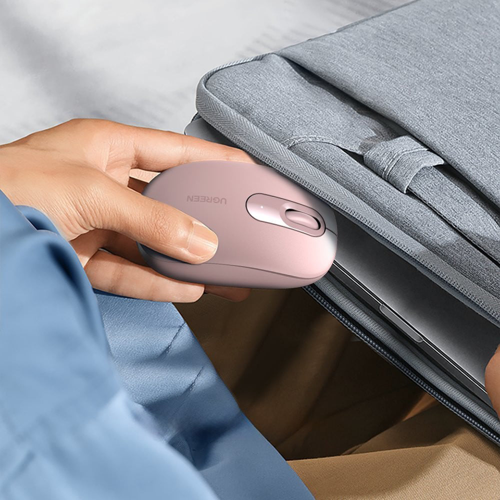 Souris sans fil UGREEN MU105, 2400DPI, Rose