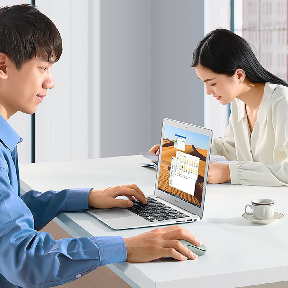 Mouse Wireless UGREEN MU105, 2400DPI, Verde