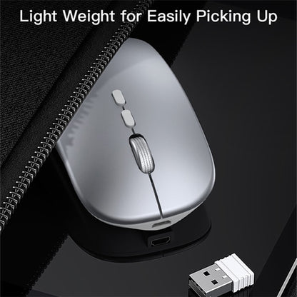 Mouse Wireless Yesido KB15, 800DPI - 1600DPI, Argento
