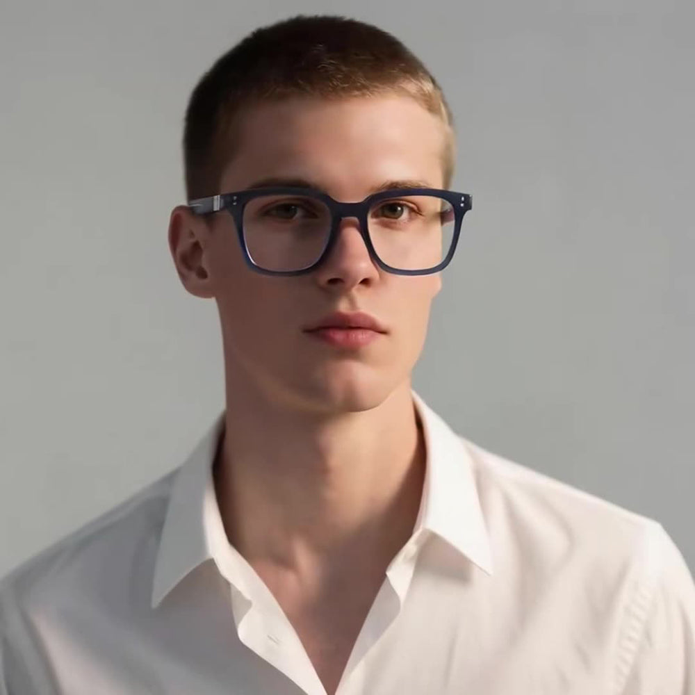 Occhiali Da Computer Uomo Techsuit 2225, Anti-Luce Blu, Neri