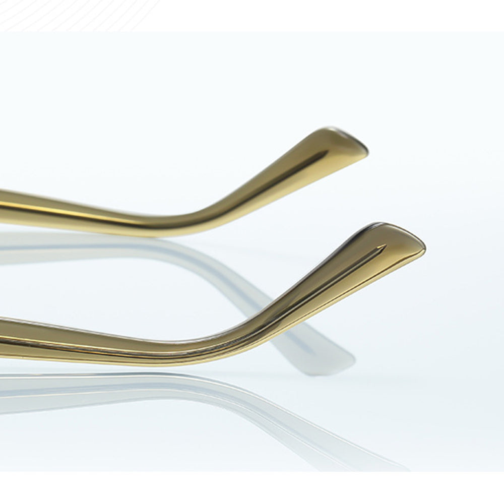 Techsuit 2228 Men's Computer Glasses, Anti-Blue Light, Light Brown