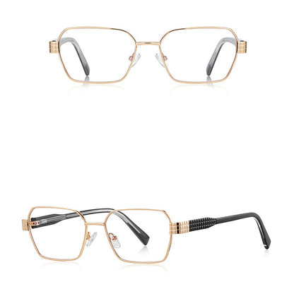 Damen Computerbrille Techsuit 3161, Anti-Blue Light, Schwarz Gold