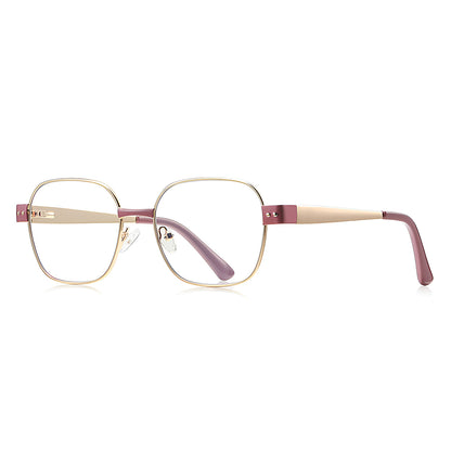 Lunettes d'ordinateur femme Techsuit 3172, anti-lumière bleue, rose doré
