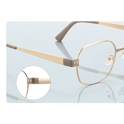 Lunettes d'ordinateur femme Techsuit 3172, anti-lumière bleue, rose doré