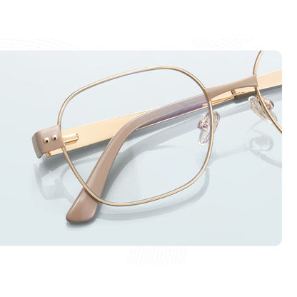 Lunettes d'ordinateur femme Techsuit 3172, anti-lumière bleue, rose doré